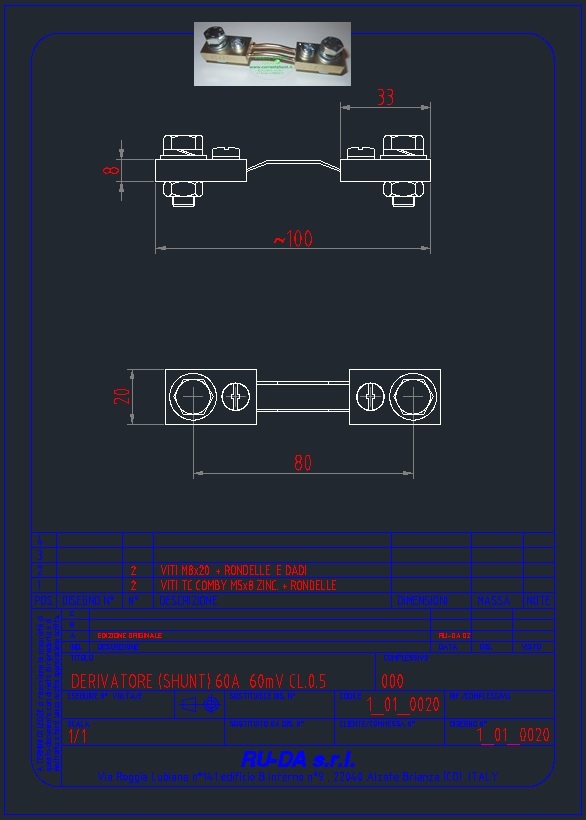 Current shunt 60A 60mV RU-DA ITALY Current_shunt_60A_60mV_RU-DA_ITALY_drawing