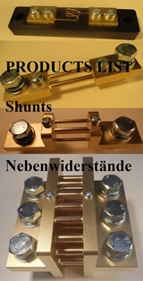 Shunt-Derivatore di corrente-nebenwiderstand