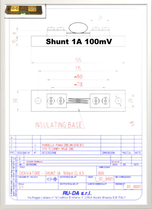 Shunt_1A_100mV_1Ampere_100millivolt_RU-DA_SHUNT_ITALIA Shunt_1A_100mV_1Ampere_100millivolt_RU-DA_SHUNT_ITALIA