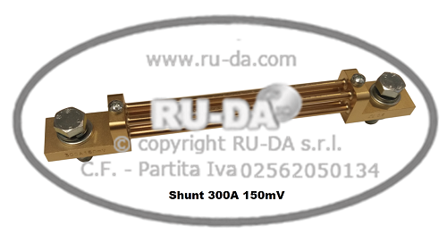 Shunt_300A_150mV_300Ampere_150millivolt_RU-DA_SHUNT_ITALY_DIN_43703